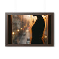 Framed Horizontal Poster - Twilight Rain — Walnut (14×11......