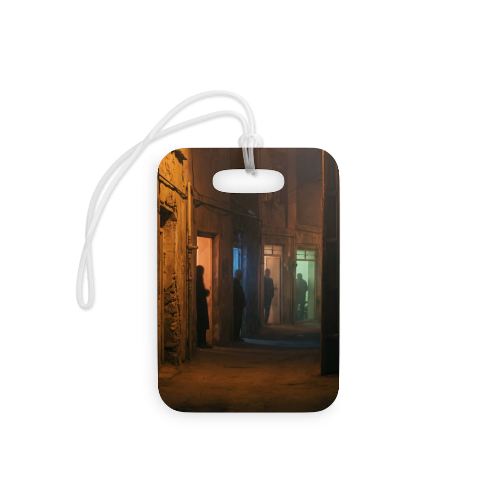Luggage Tags - Shadowed Alleyway Mystery Art Print |...