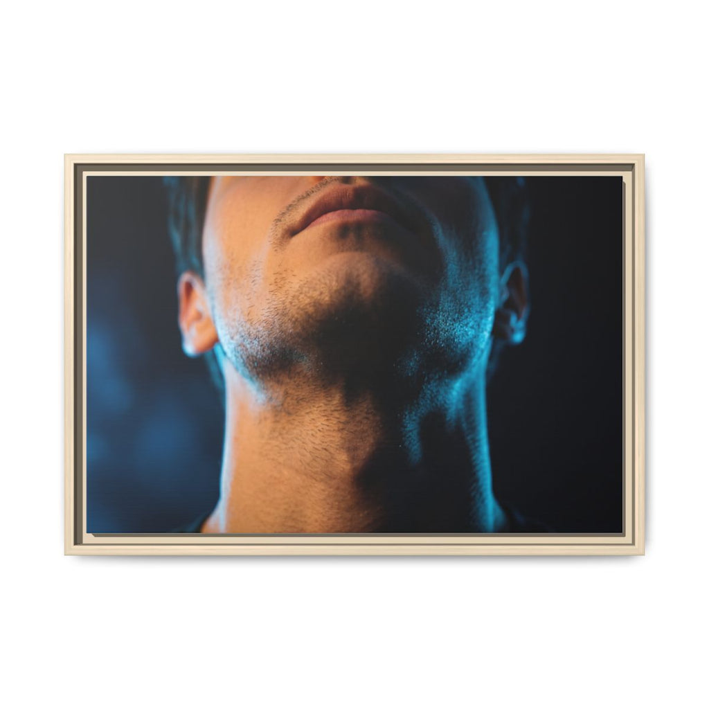 Framed Matte Canvas - Neon Noir