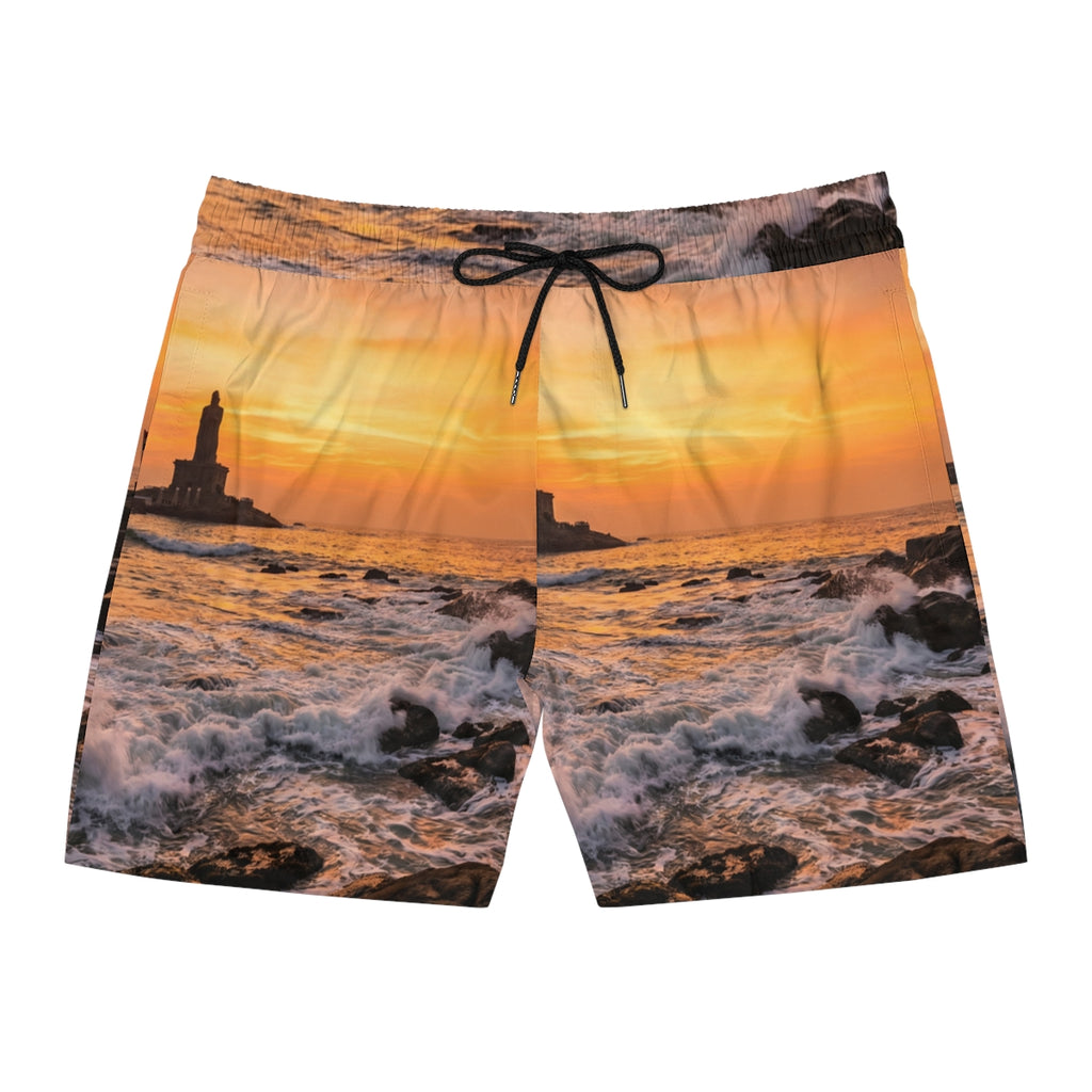 Men's Swim Shorts - Coast Sunset Waves