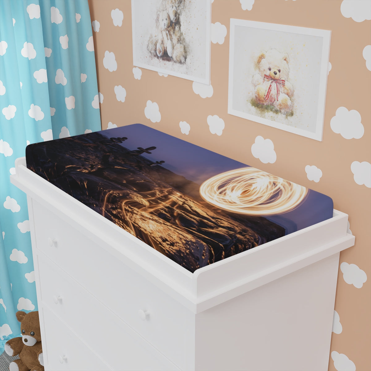 Cosmic Portal Baby Changing Pad Cover