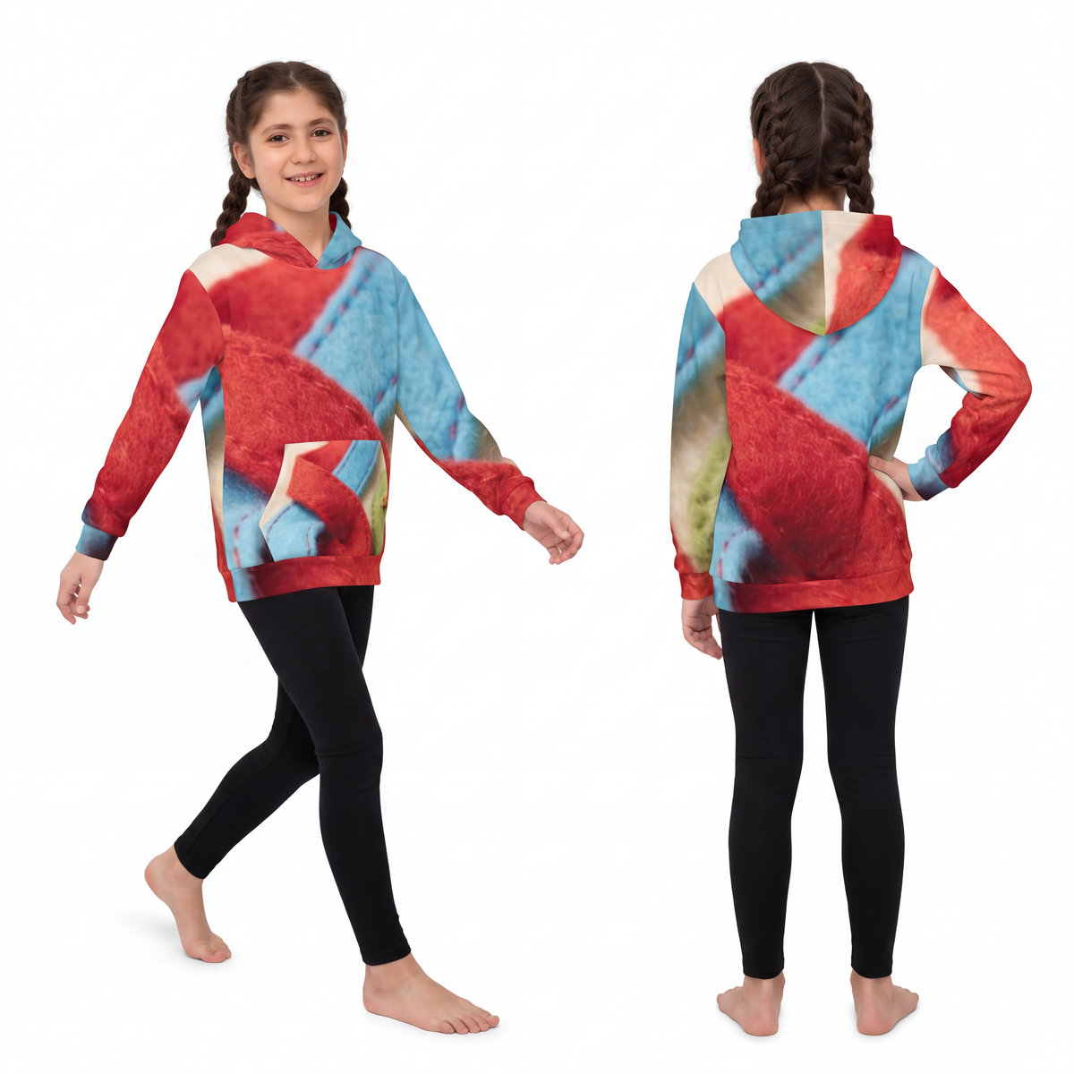 Children's Hoodie - Sunny Meadow Adventure | Echovira...