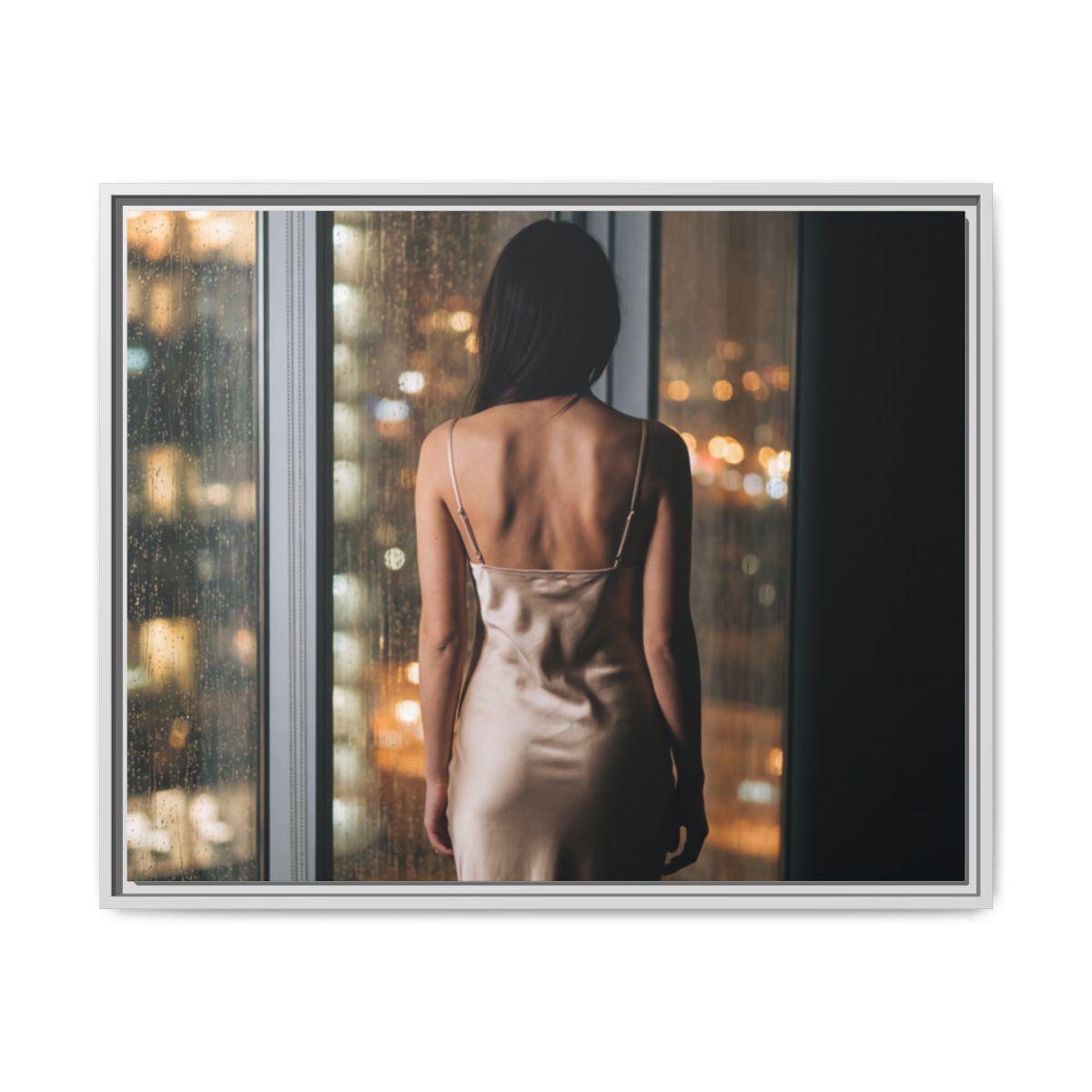 Framed Matte Canvas - Cinematic Nights