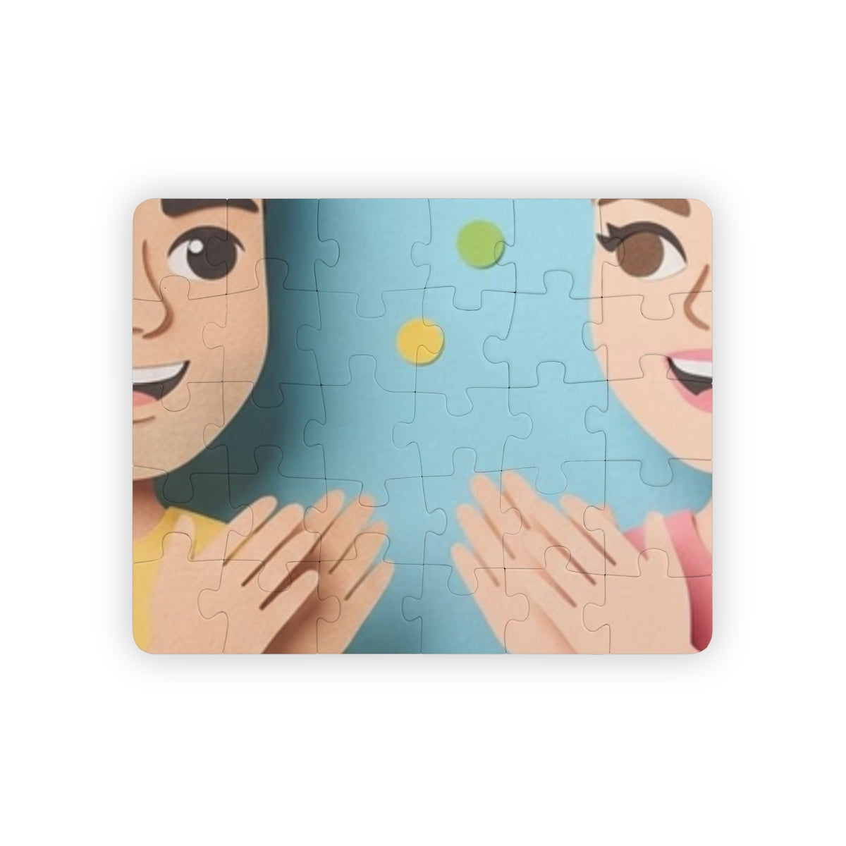 Kids' Puzzle, 30-Piece - Playful Paper Friends - Clap One......