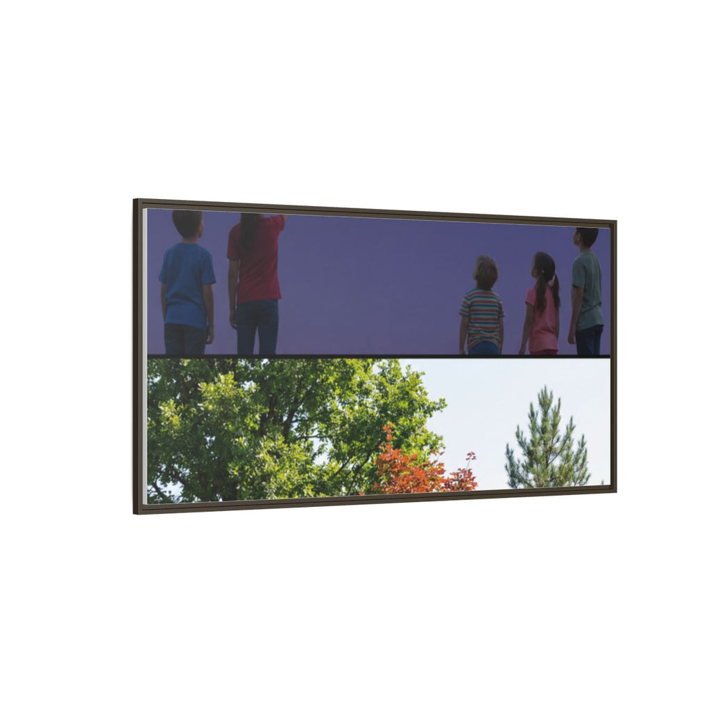 Framed Matte Canvas - Wilderness Gallery — Espresso / 1.25"