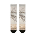 Sublimation Crew Socks - Winter Branch Solitude Landscape |...