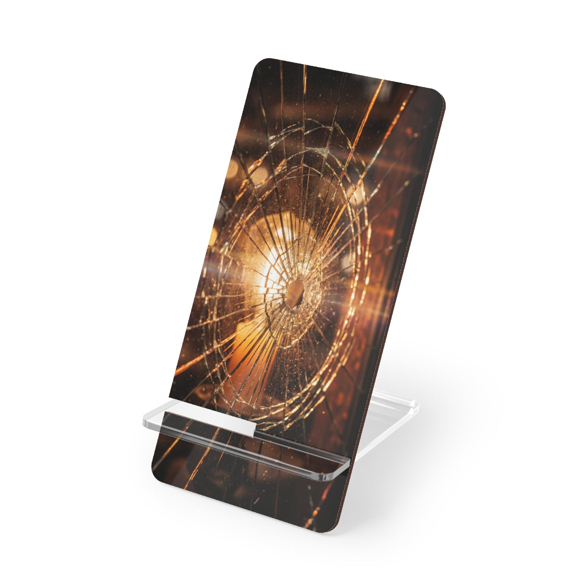 Mobile Display Stand for Smartphones - Golden Shattered... |...