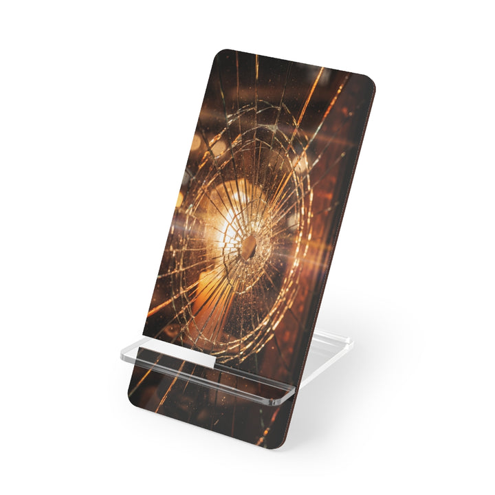Mobile Display Stand for Smartphones - Golden Shattered...