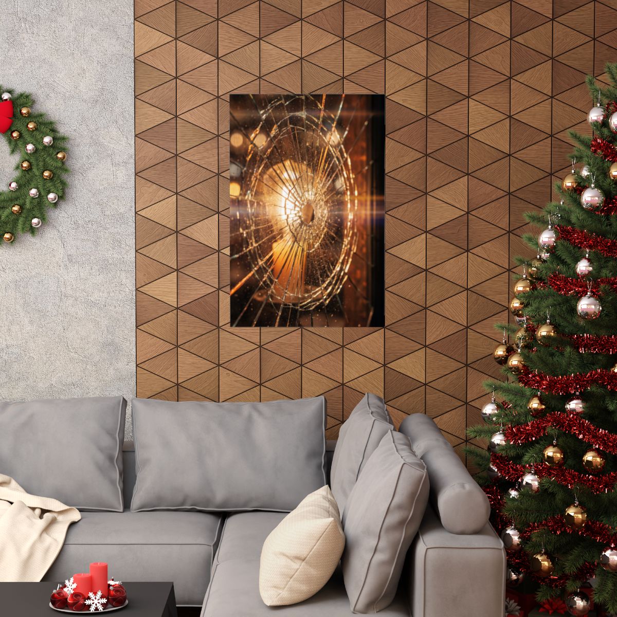Matte Vertical Posters - Shattered Radiance Glass Art (8×10...