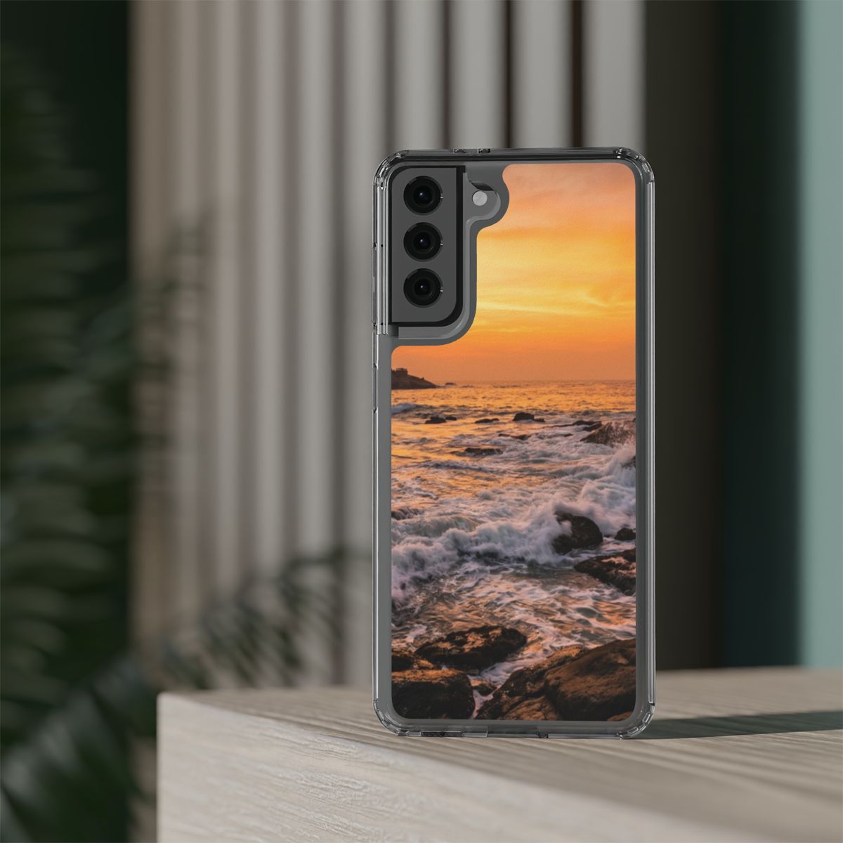 Clear Impact-Resistant Cases - Clear Phone Case - Golden...