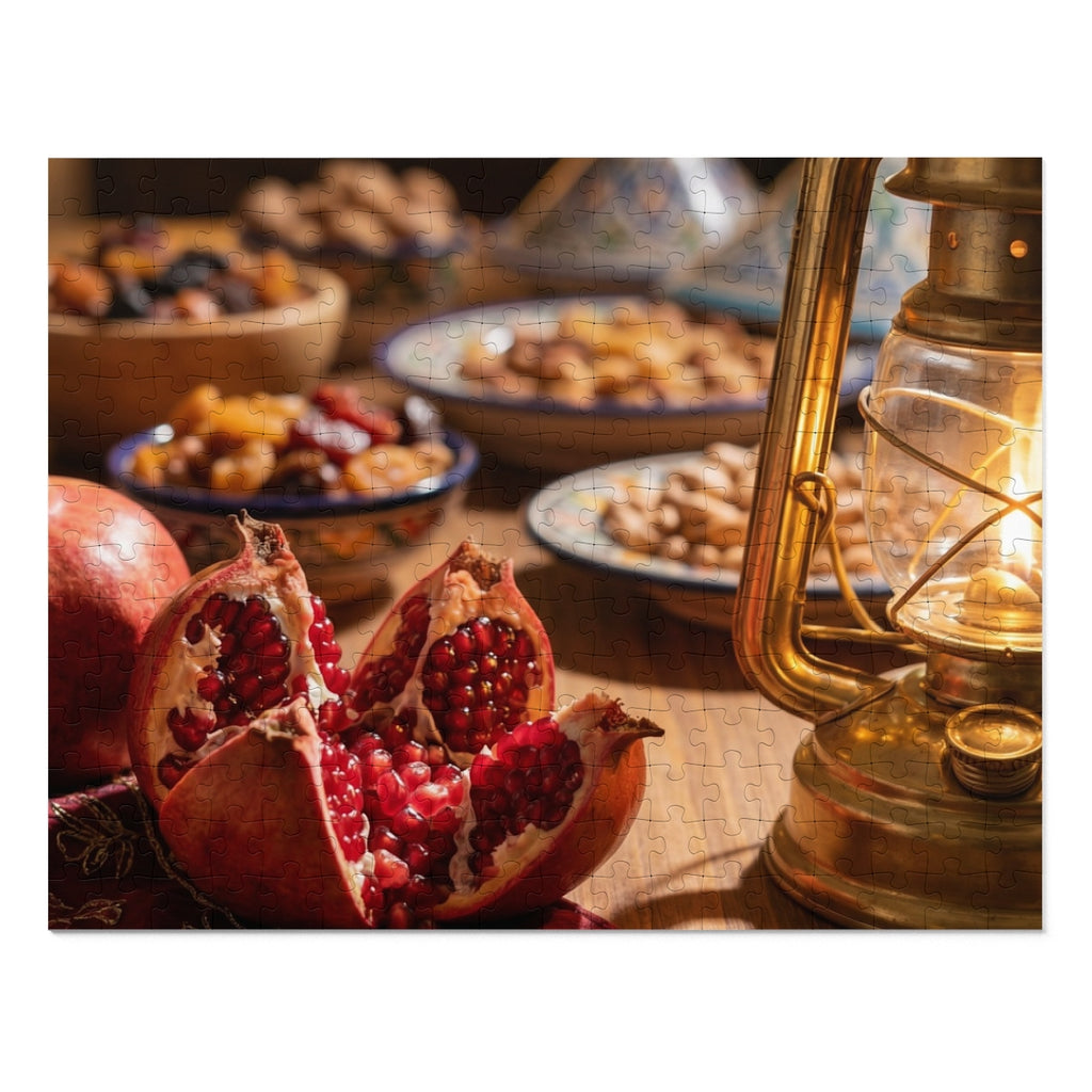 Jigsaw Puzzle with Tin - Amber Feast (30, 110, 252, 500... |...