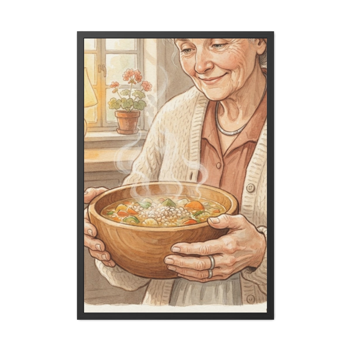 Framed Poster - Warmth for the Soul — Portrait (8×12, 9×11...