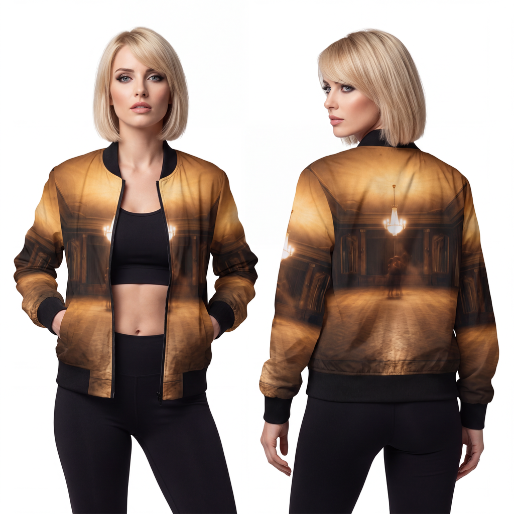Women's Bomber Jacket - The Last Waltz Cinematic Ballroom......