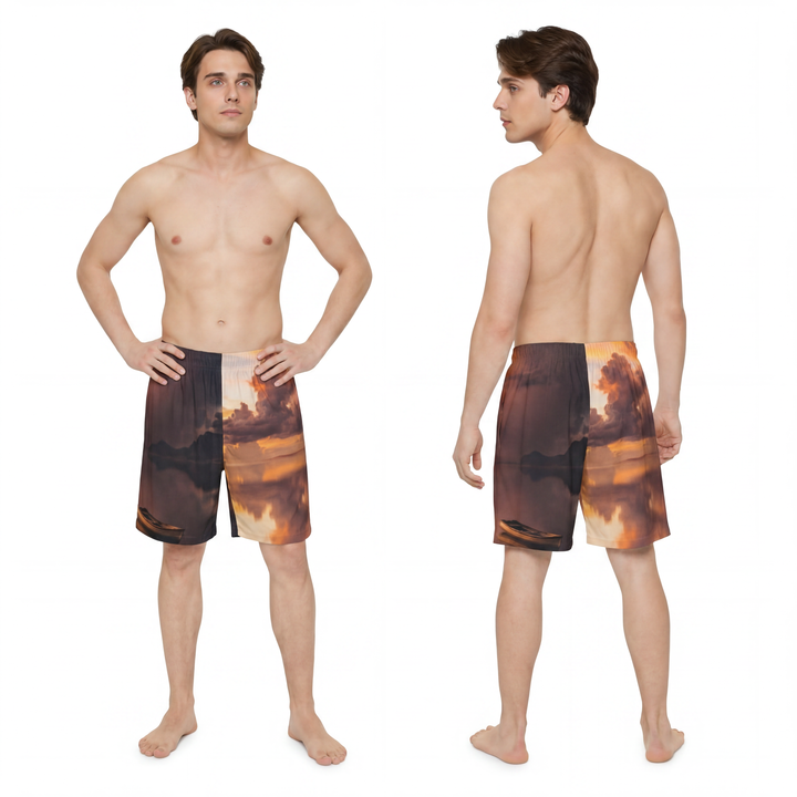Men's Sports Shorts - Ethereal Sunset