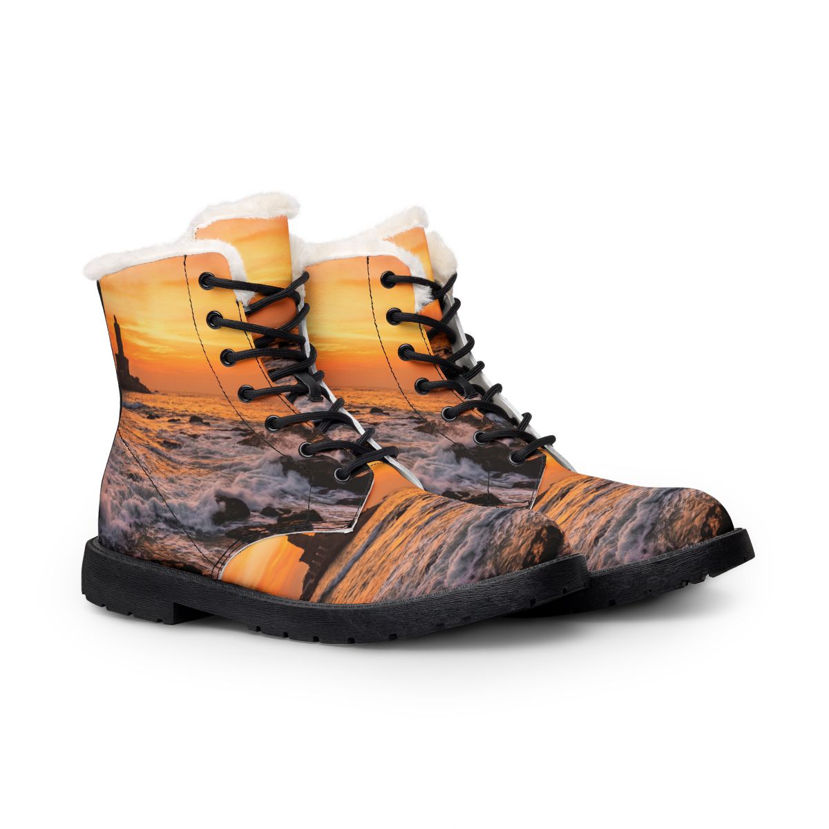 Men's Leather Boots - Golden Coast Trek