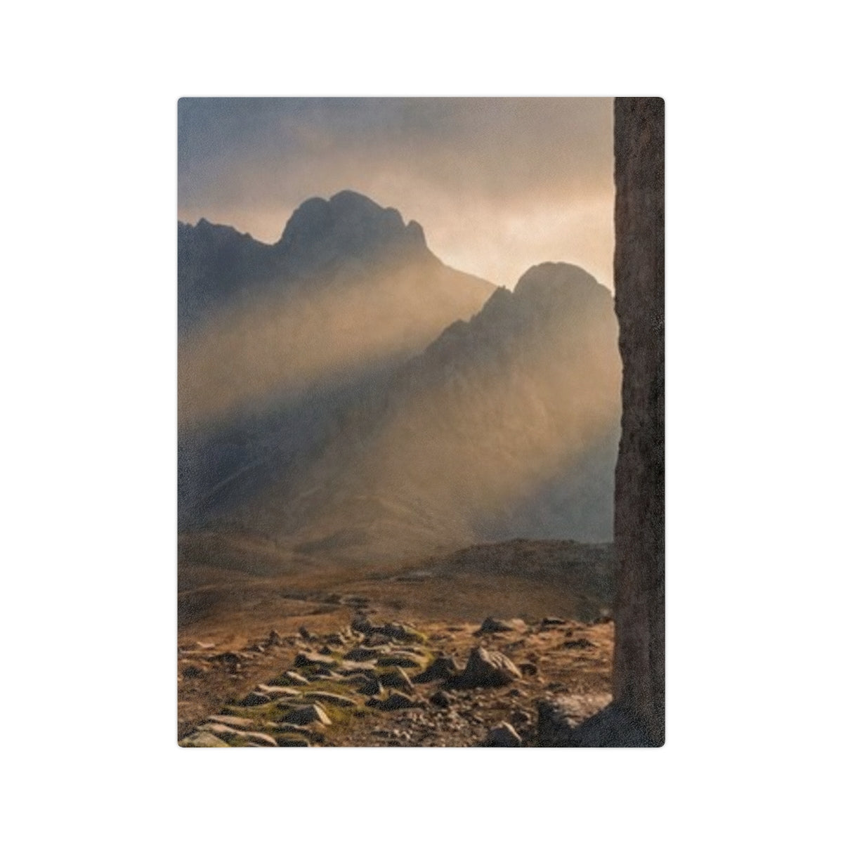 Velveteen Microfiber Blanket - Mystic Monolith Ancient... |...