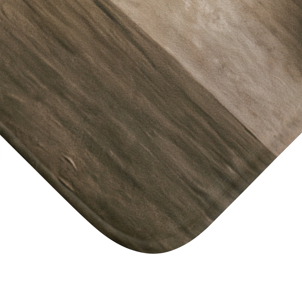 Bath Mat - Shadows of the Citadel moody architectural print...