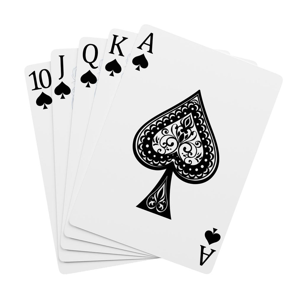 Poker Playing Cards - Neon Noir Game