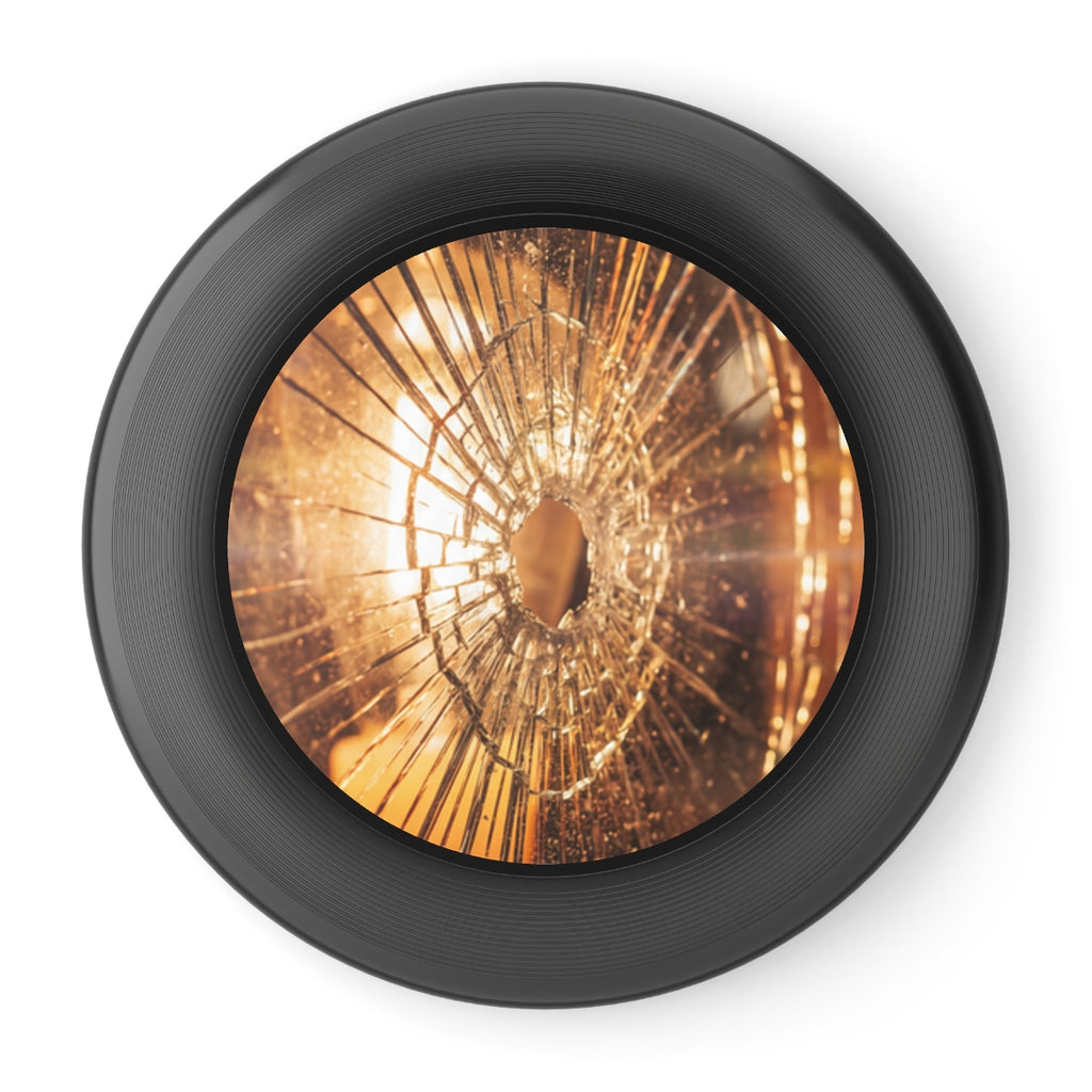 Wham-O Frisbee - Shattered Light Golden Reflection Art |...
