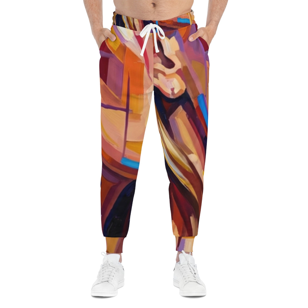 Men's Athletic Joggers - Shattered Elegance | Echovira...