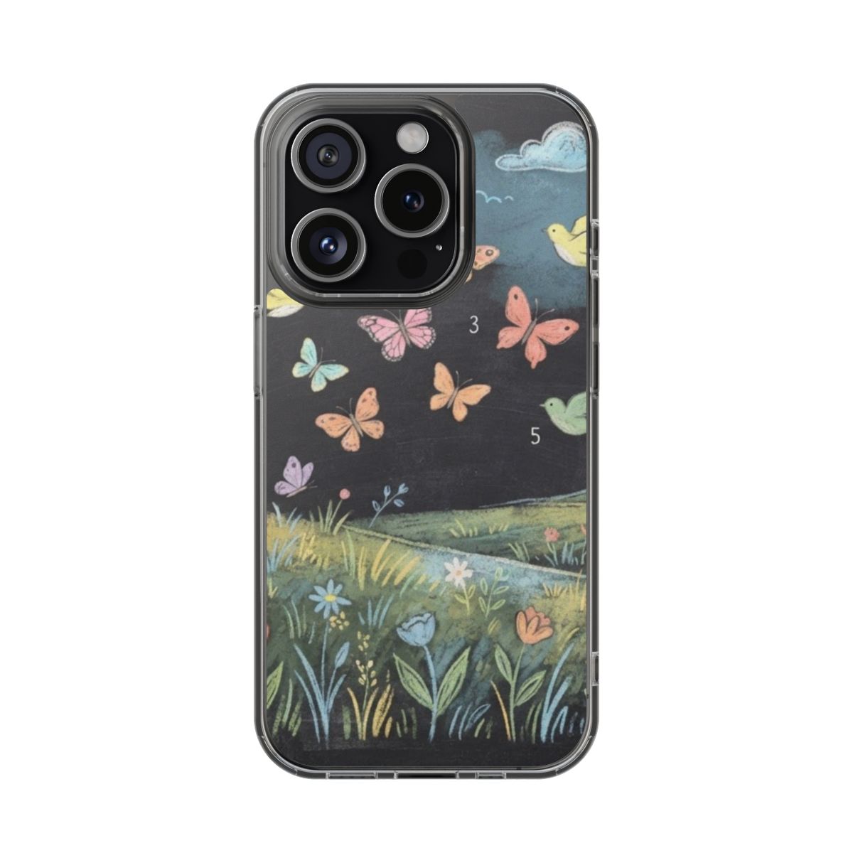 Clear Impact-Resistant Cases - Clear Phone Case - Meadow......