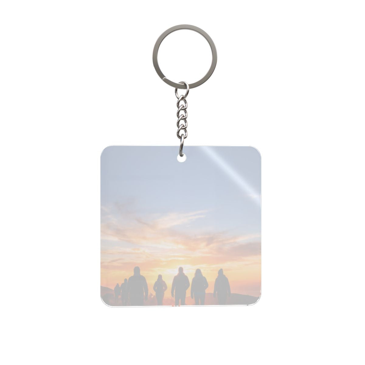 Square Keychain - Golden Horizon Trek