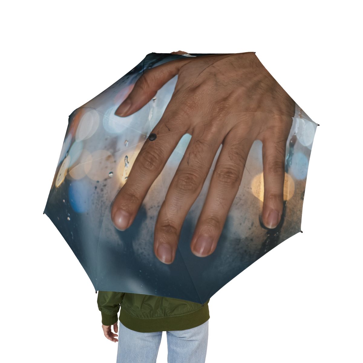 Rainy City Window Foldable Umbrella