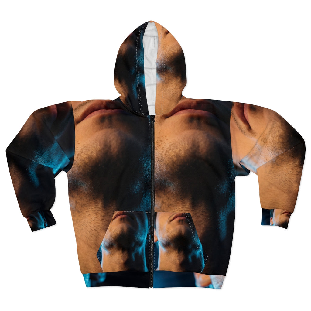 Unisex Kapuzenjacke mit Reißverschluss – Midnight Pulse