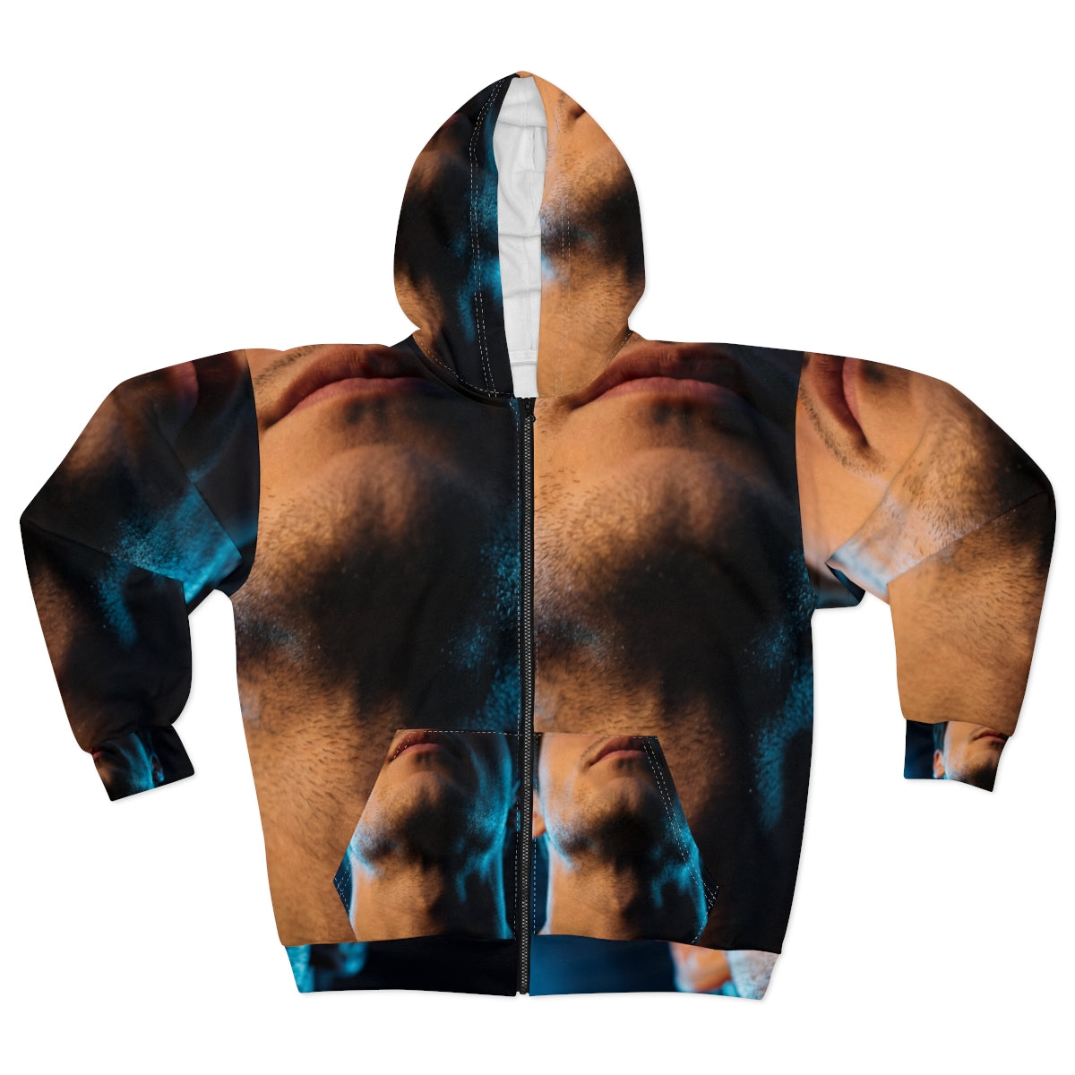 Unisex Zip Hoodie - Midnight Pulse
