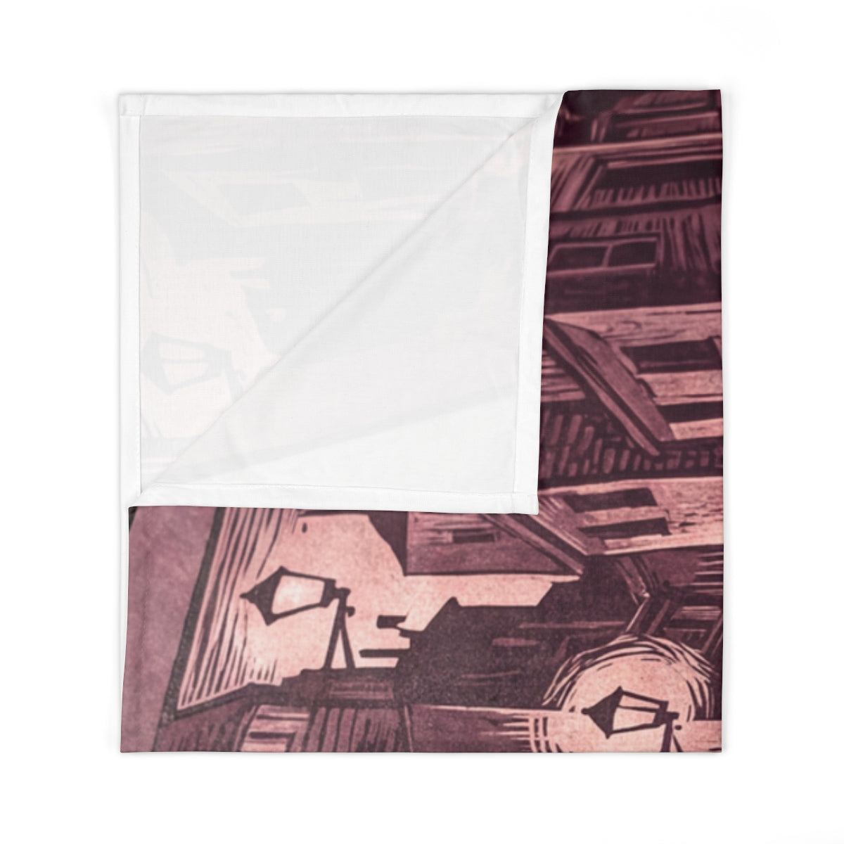 Dark Academia Urban Alley Baby Swaddle Blanket