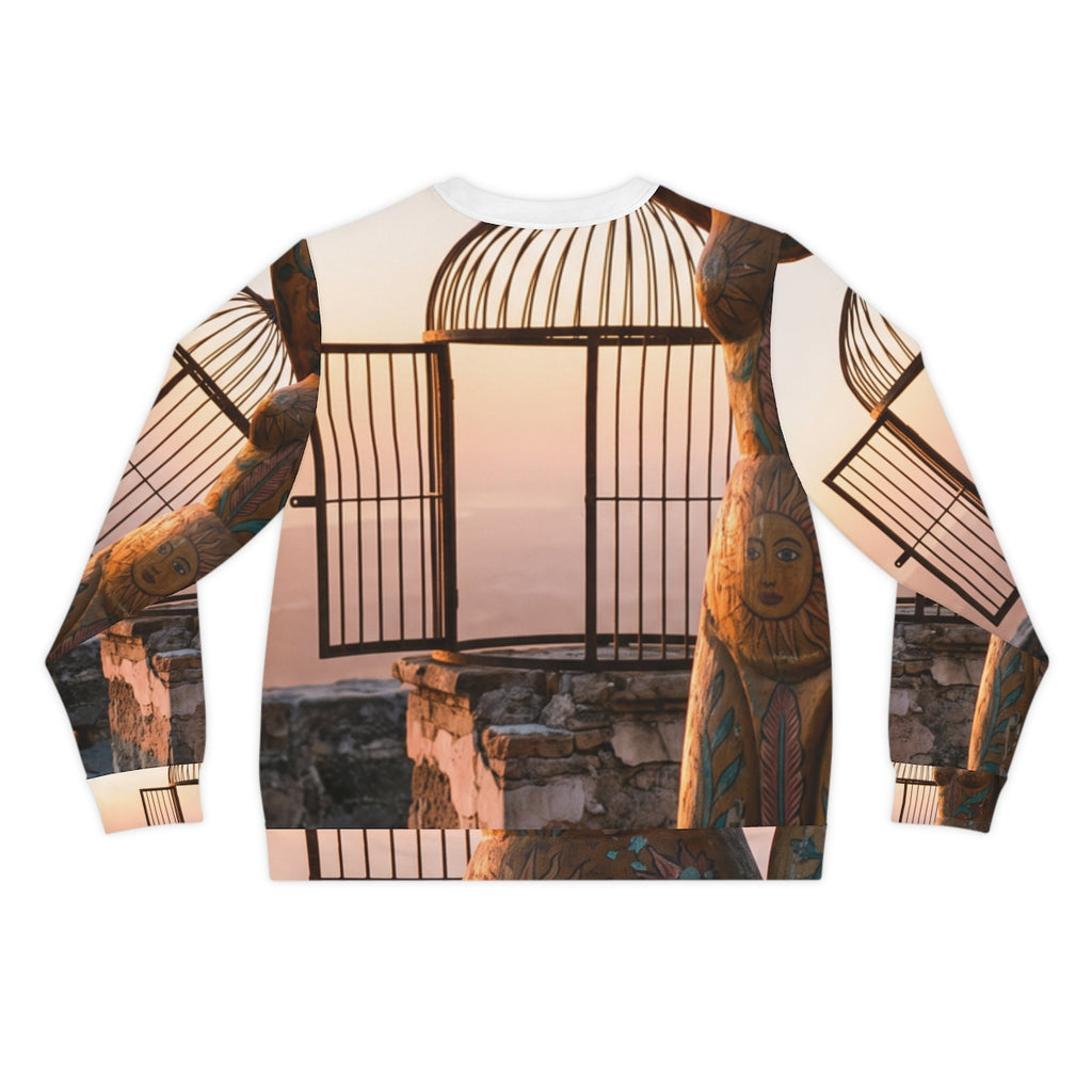 Men's Lightweight Sweatshirt - Golden Hour Mystic Sun... |...