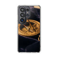 Brass Sundial Clear Samsung Galaxy Phone Case