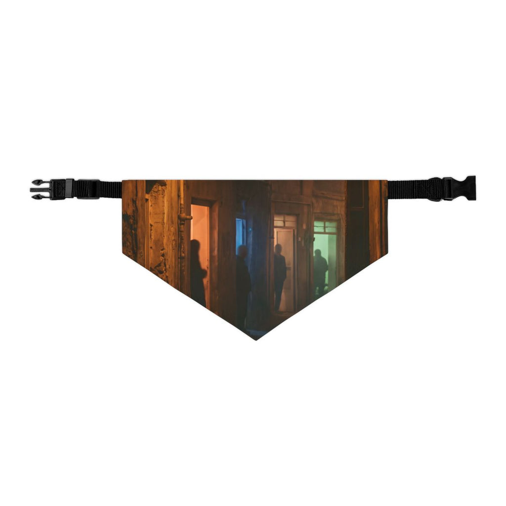 Pet Bandana Collar - Shadowed Alleyway Mystery Art Print |...