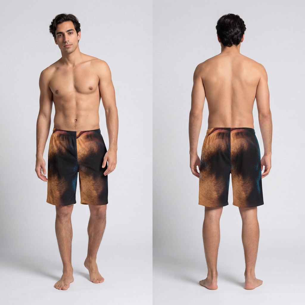 Men's Board Shorts - Neon Dive