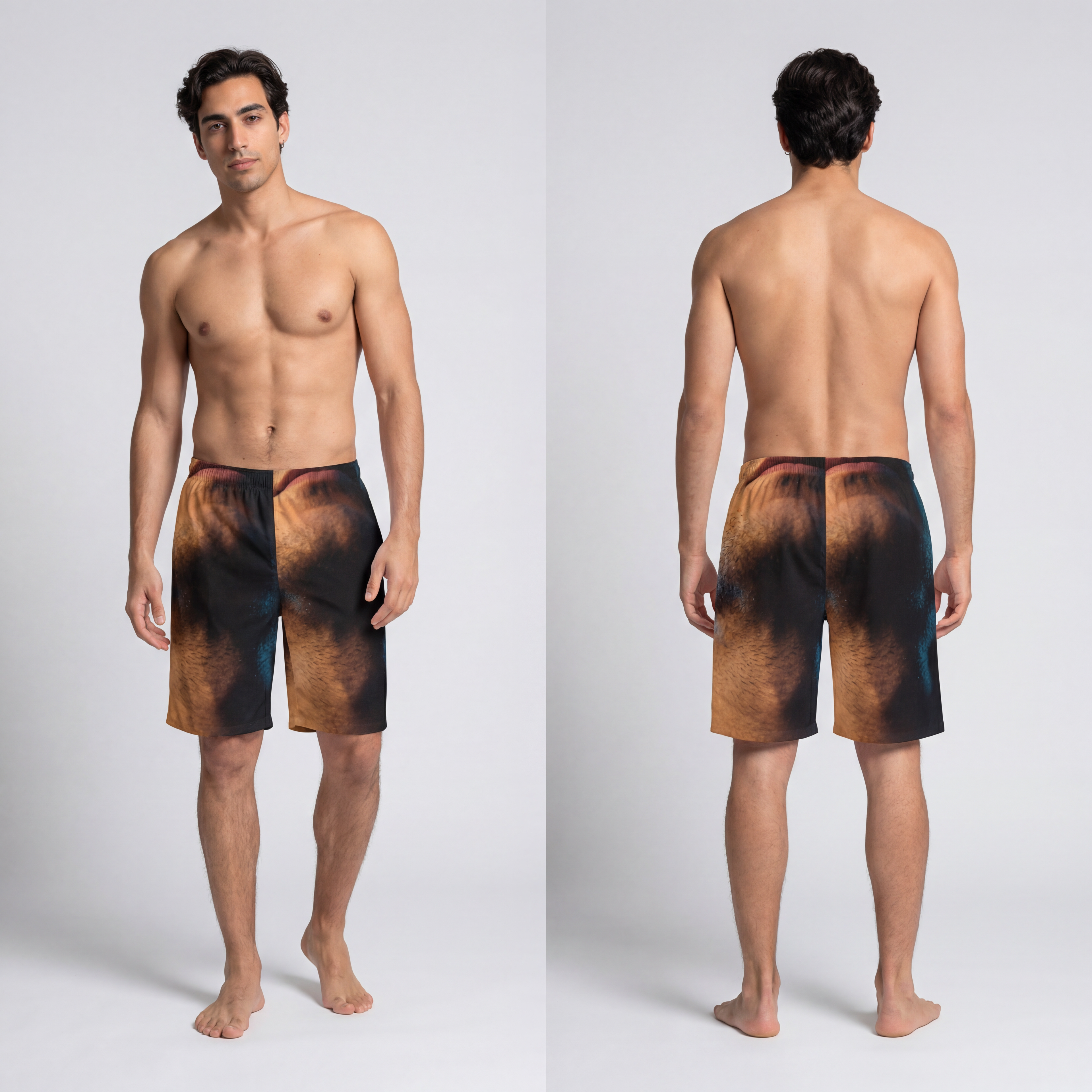 Men's Board Shorts - Neon Dive