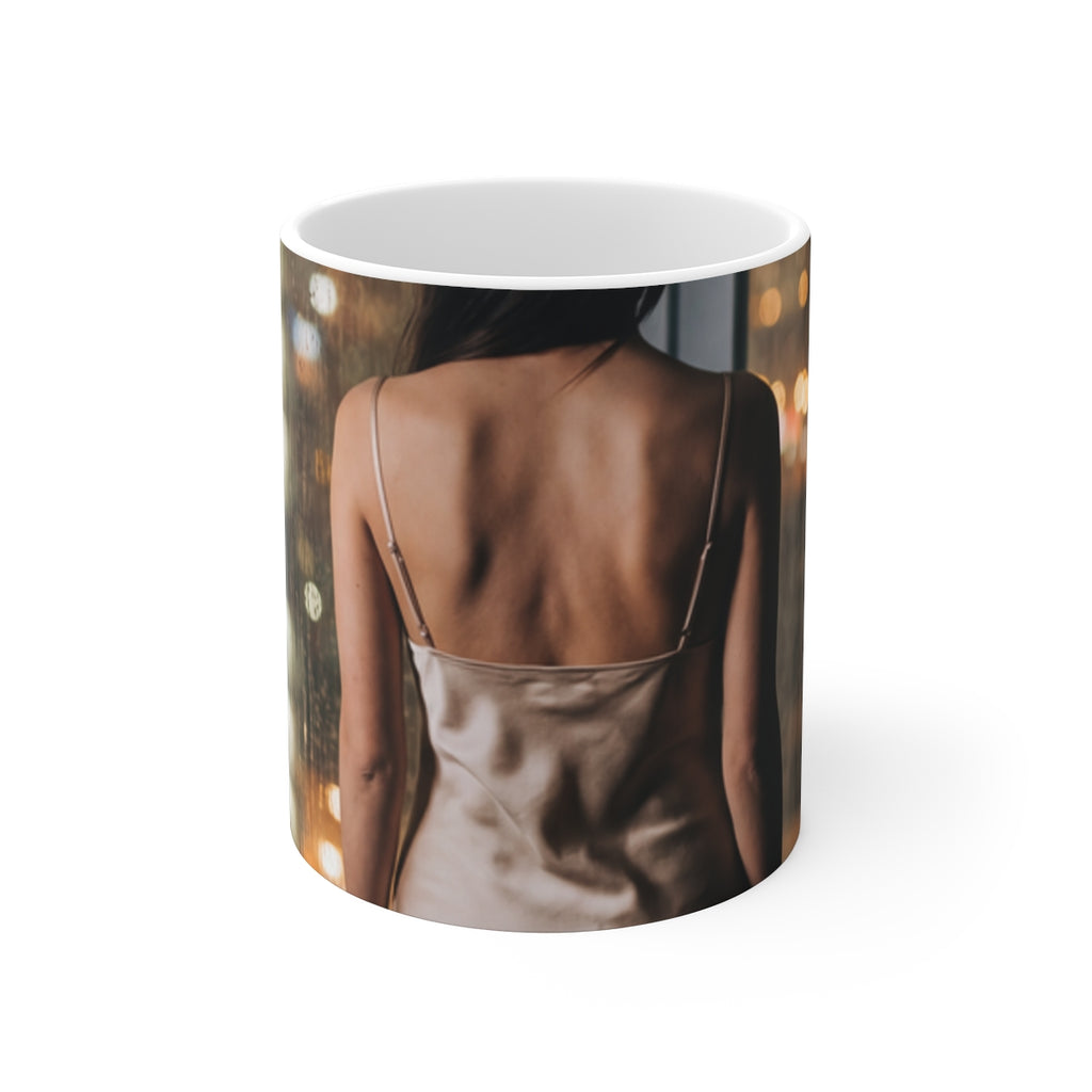 325ml Weiße Tasse - Mitternachtsregen Stimmung