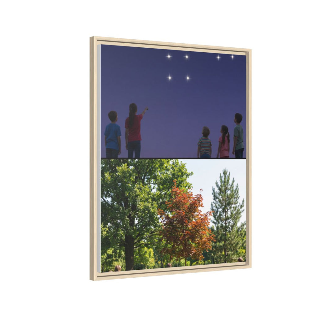 Framed Matte Canvas - Discovery — Natural / 1.25"