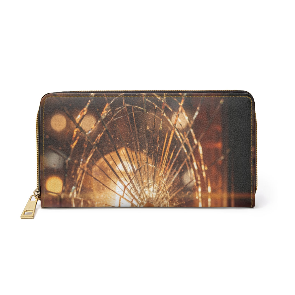 Zipper Wallet - Cinematic Amber Edge