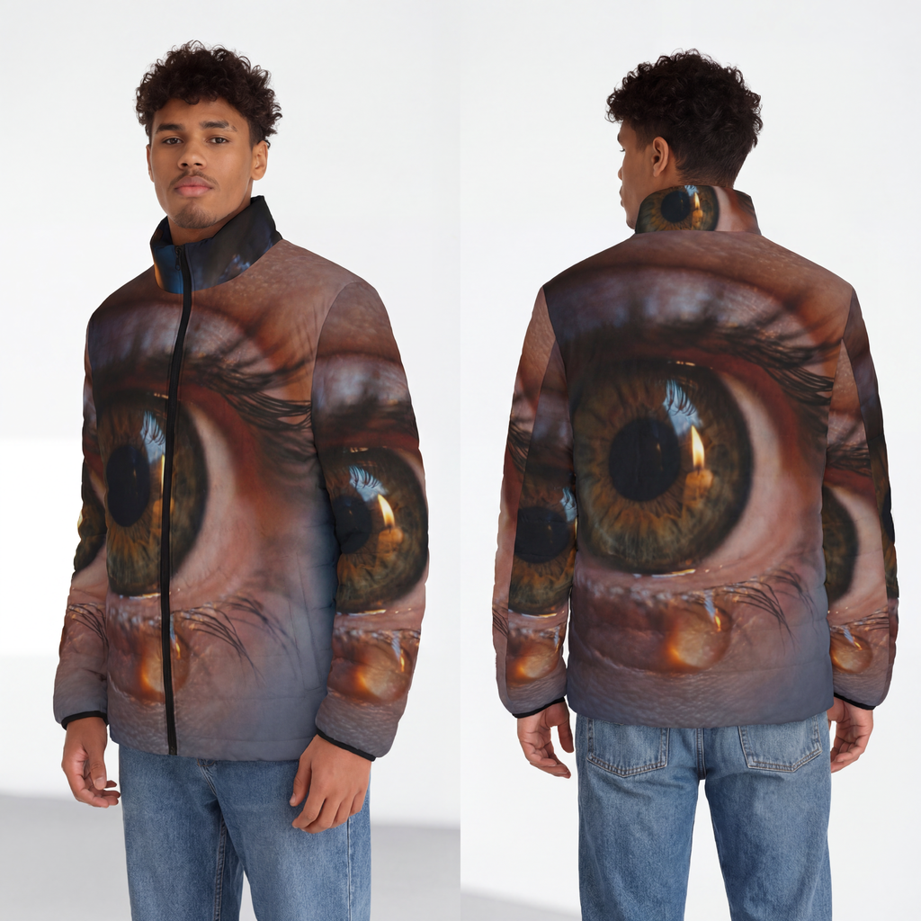 Men's Puffer Jacket - Luminous Tear