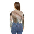 T-shirt manches longues col V femme Art céleste