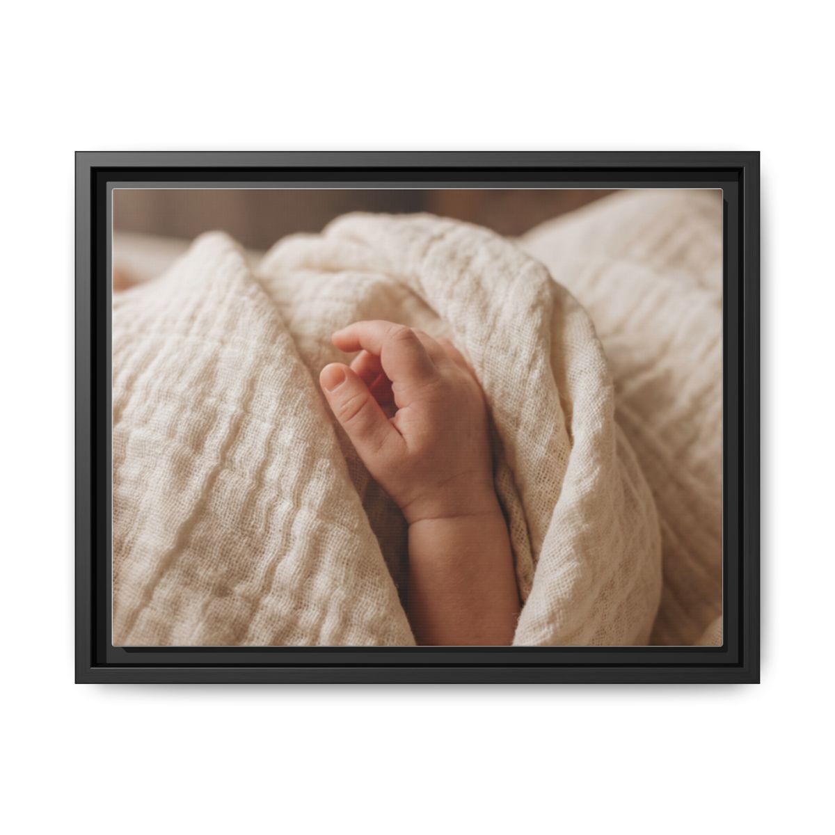 Framed Canvas - Minimalist Decor — Black / 1.25"