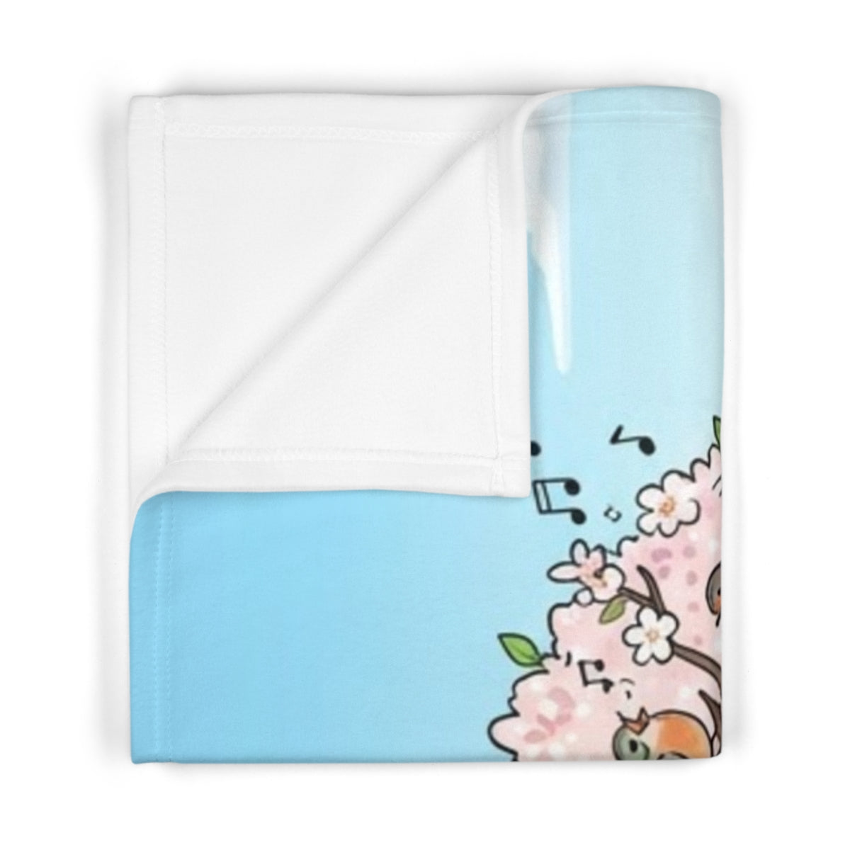 Soft Fleece Baby Blanket - Spring Meadow | Echovira Gallery