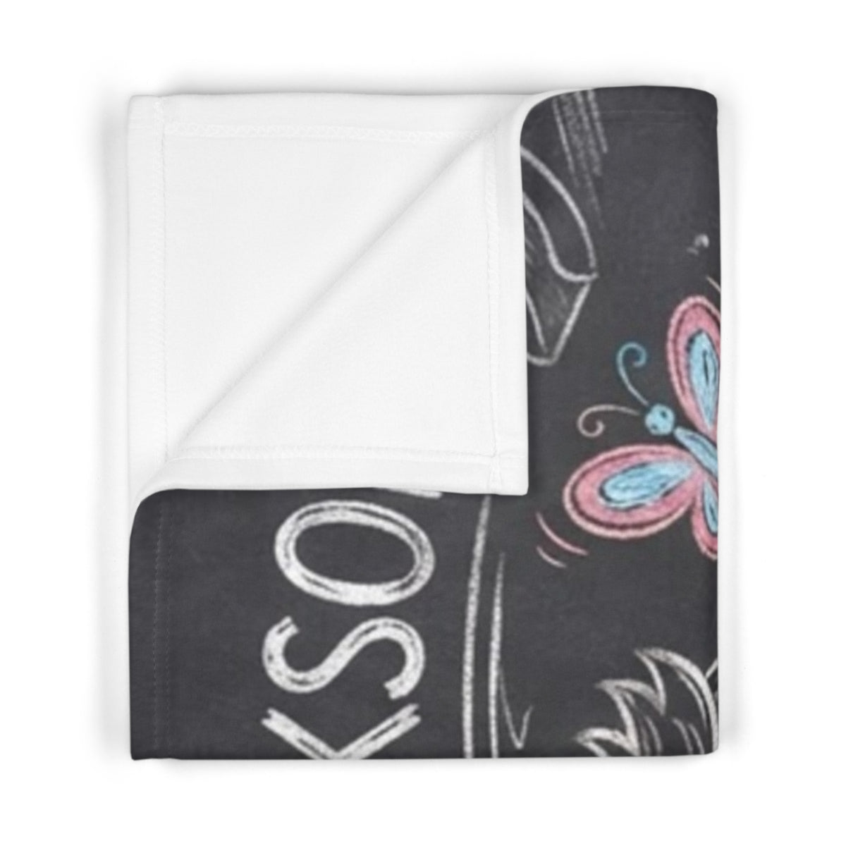 Fleece Baby Blanket - Playground Chalkboard | Echovira...