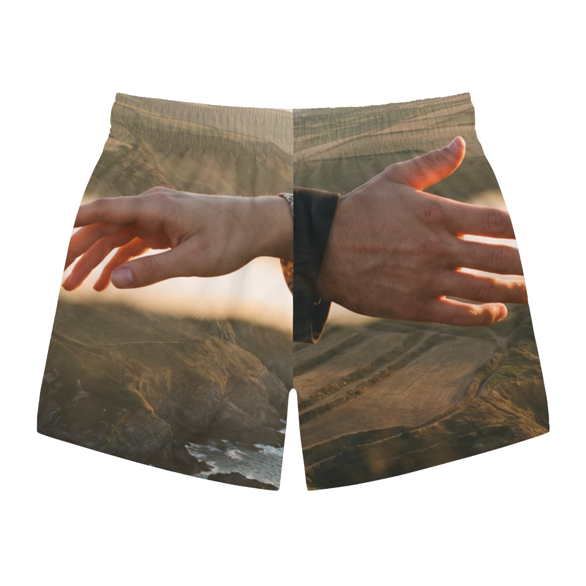Swim Trunks - The Infinite Touch | Ethereal Coastal Art |...