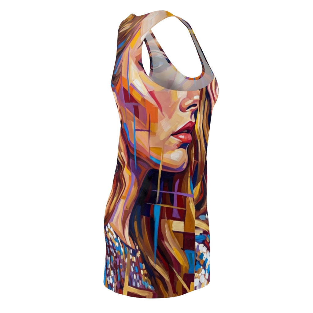 Women's Racerback Dress - Shattered Elegance | Echovira...