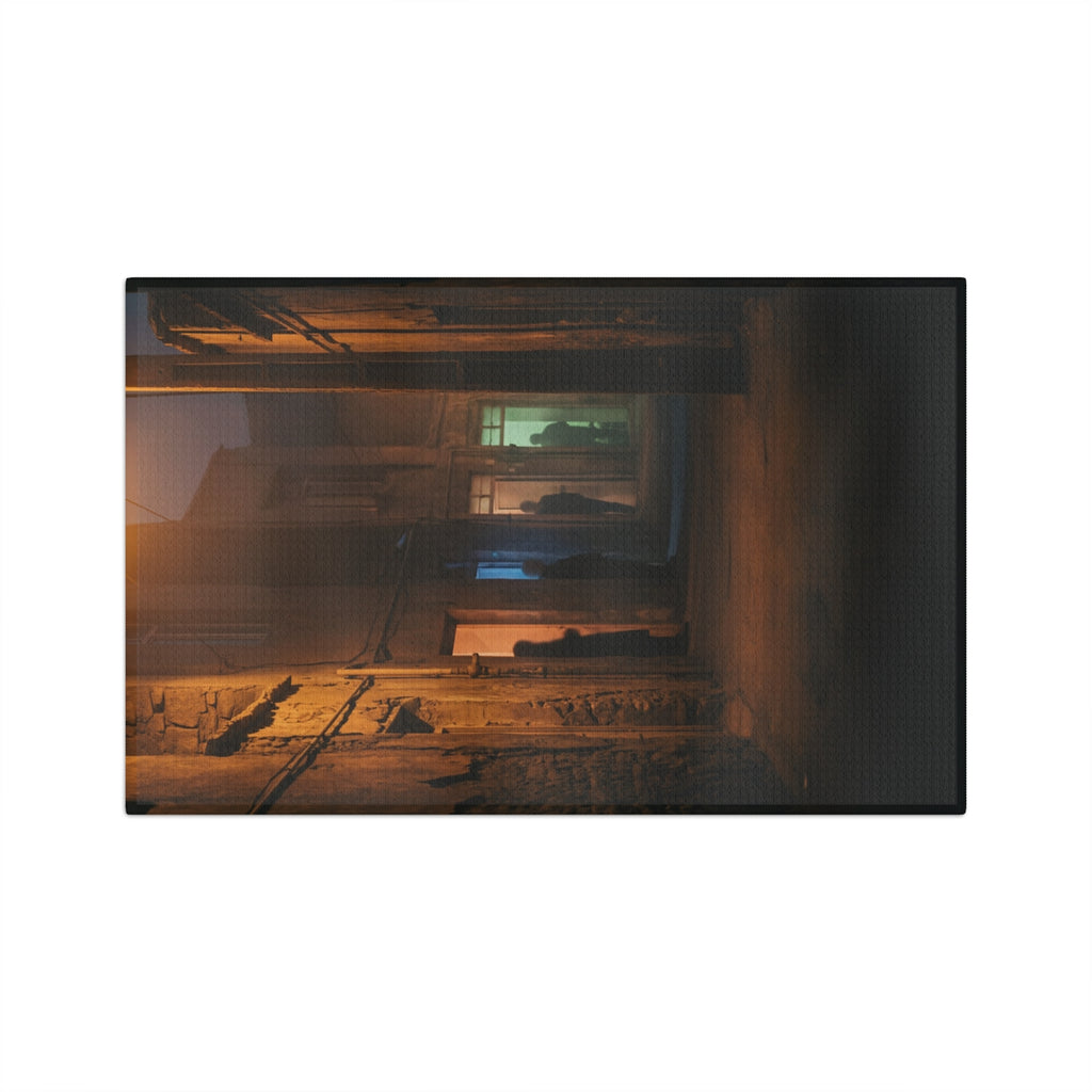 Microfiber Tea Towel - Midnight Bistro Glow | Echovira...