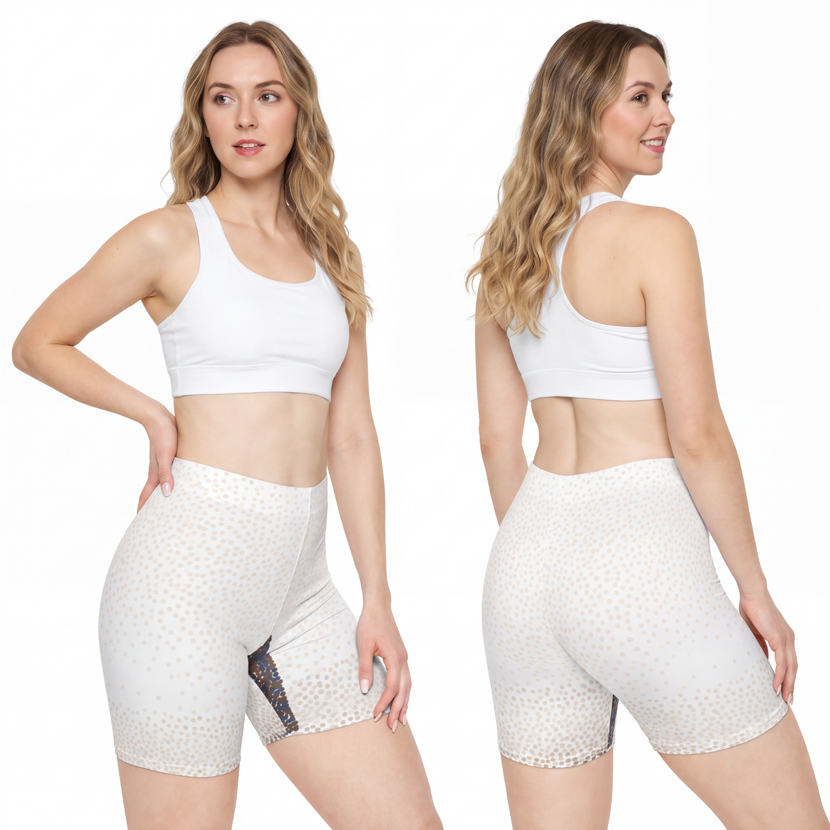 Women's Biker Shorts - Silent Frequencies | Echovira Gallery