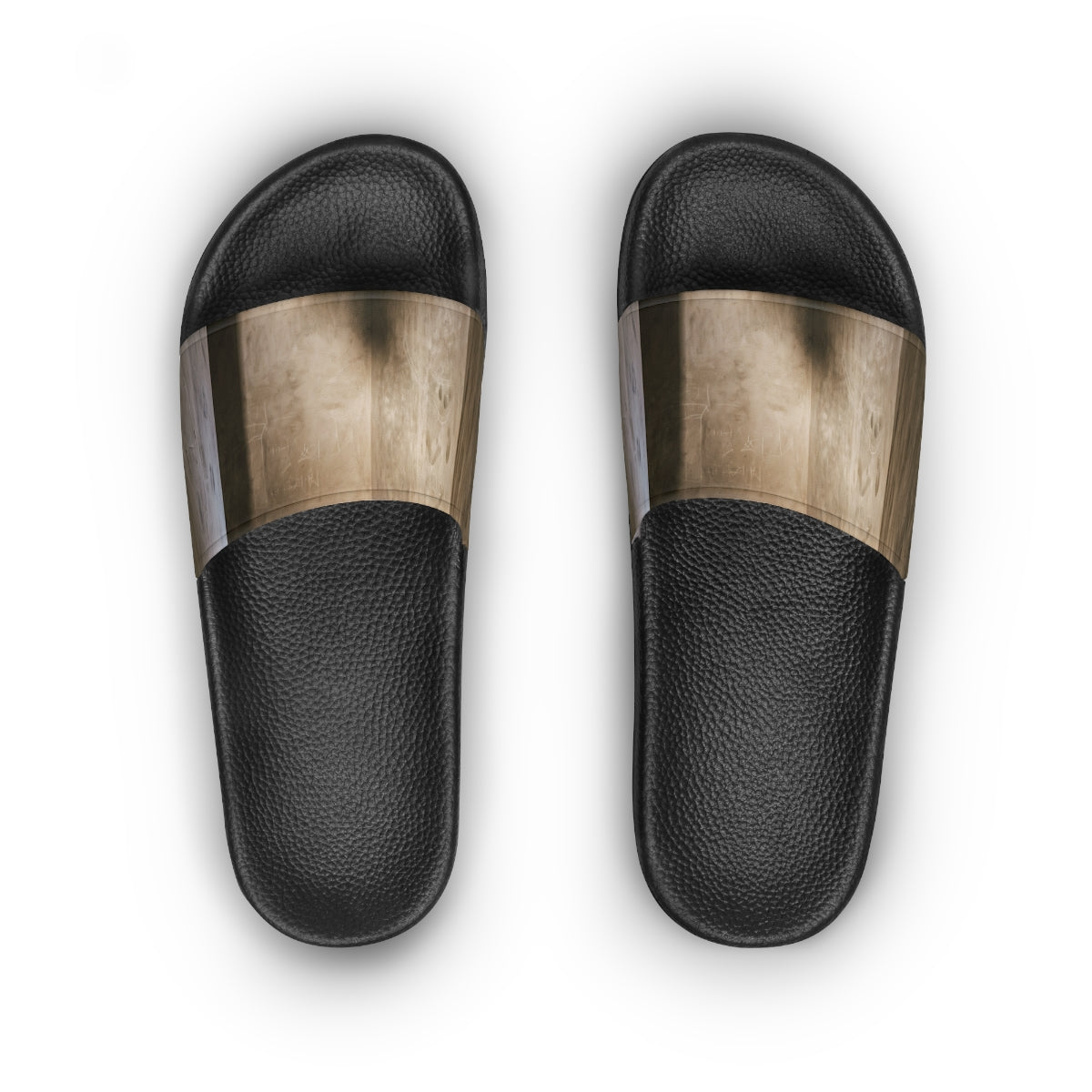 Women's Slide Sandals - Shadows of the Citadel moody... |...