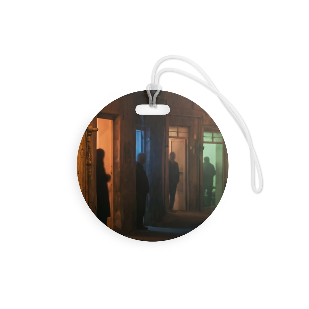 Luggage Tags - Shadowed Alleyway Mystery Art Print |...