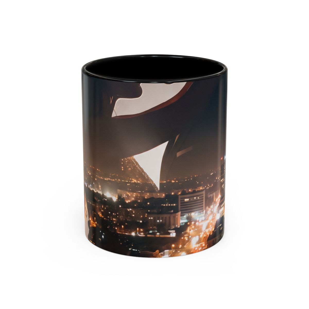 Accent Coffee Mug - Midnight Lovers Gold | Echovira Gallery